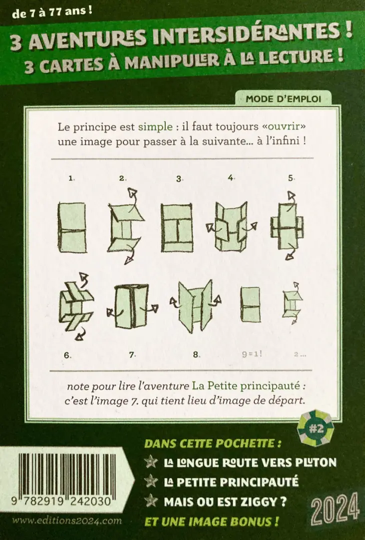 Verso de l'album Les aventures intersidérantes de Jean-Pierre Vortex #2