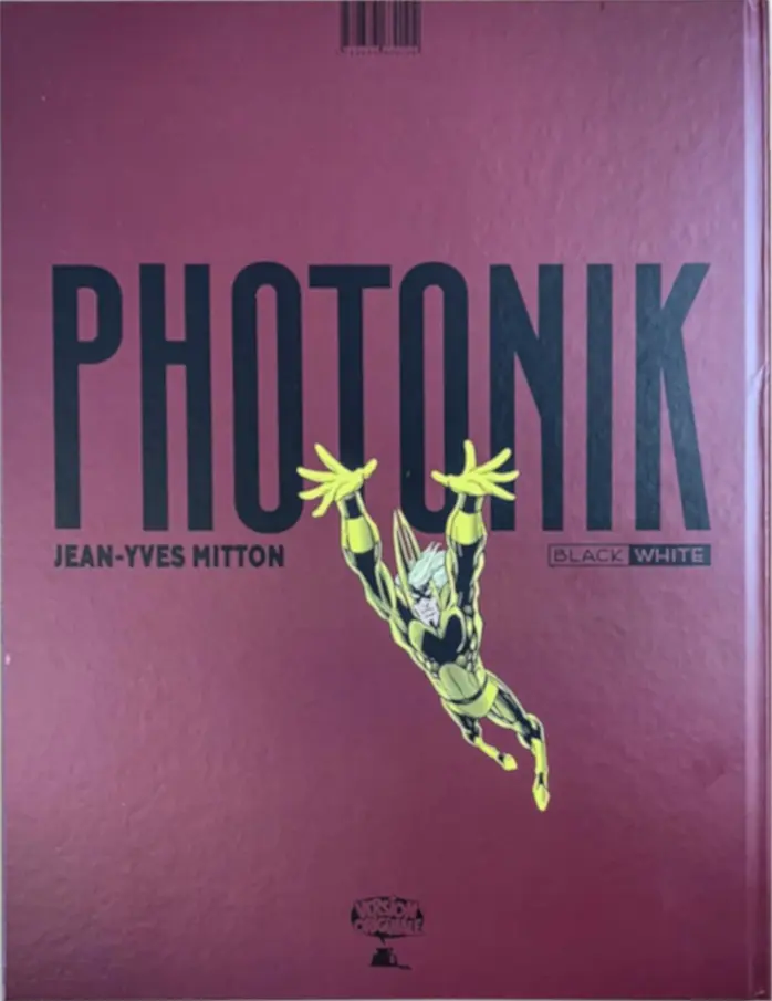 Verso de l'album Photonik Prisonnier des étoiles