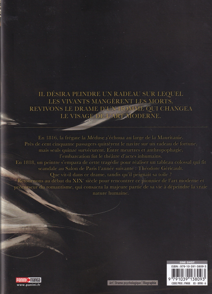 Verso de l'album Gericault 1