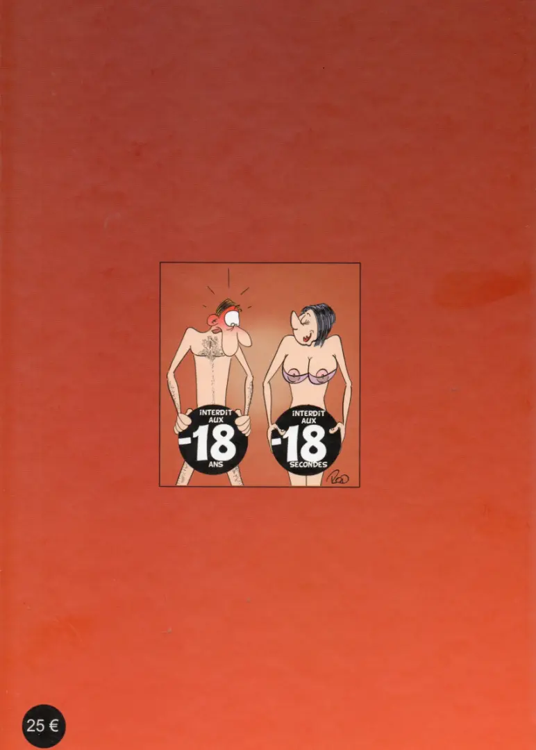 Verso de l'album Rod 2 en 1 No censure