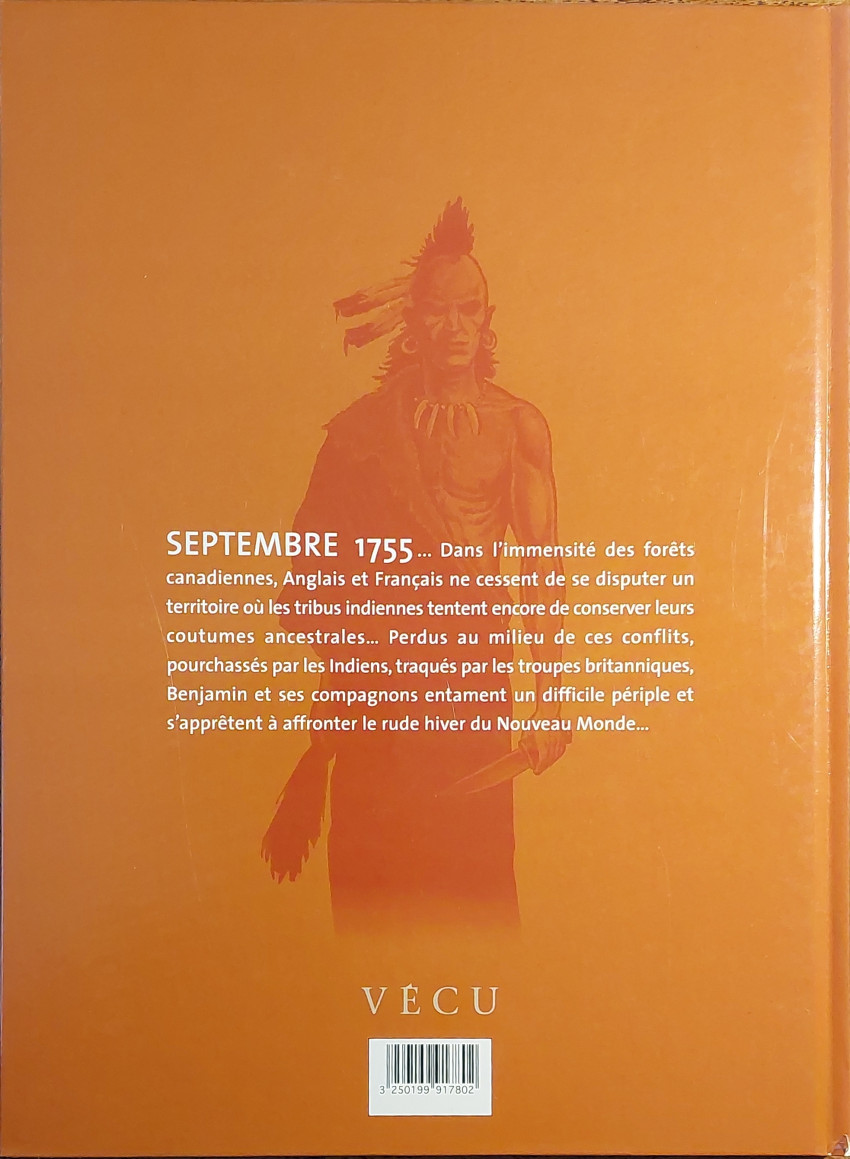 Verso de l'album Les Pionniers du Nouveau Monde Tome 2 Le grand dérangement