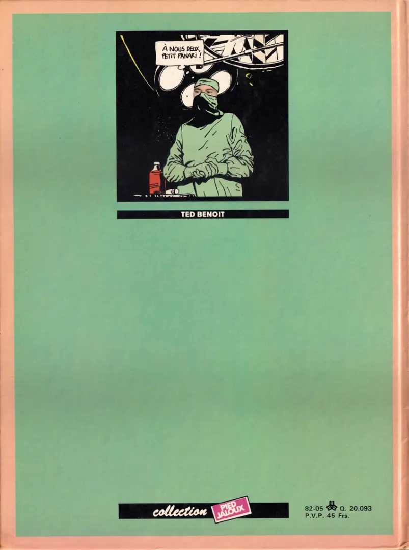 Verso de l'album Hopital