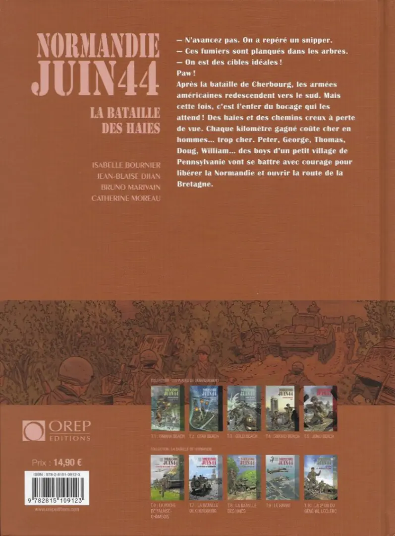 Verso de l'album Normandie juin 44 Tome 8 La bataille des haies
