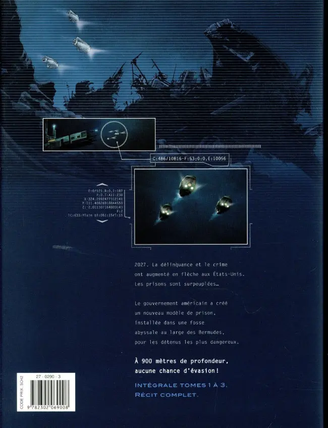 Verso de l'album Deepwater Prison Intégrale
