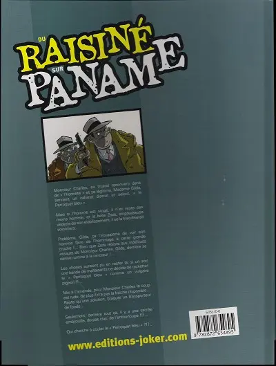 Verso de l'album Du raisiné sur Paname