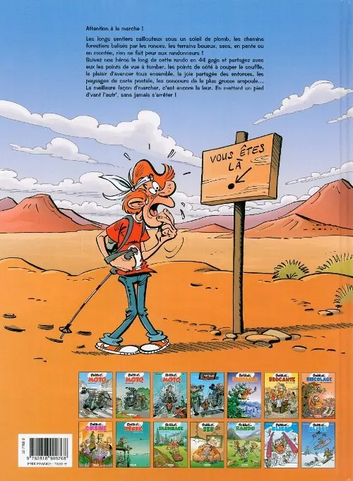 Verso de l'album Les Fondus Tome 10 Les fondus de la rando