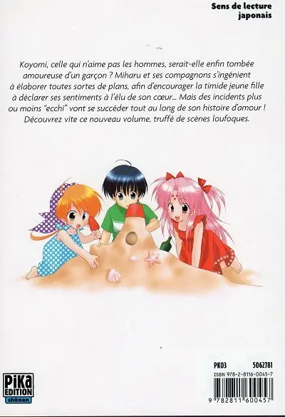 Verso de l'album Girls bravo 8