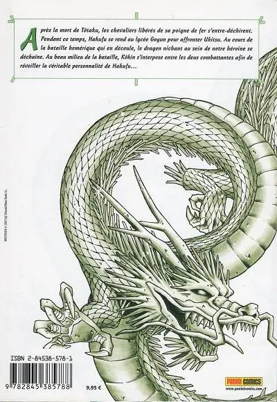Verso de l'album Ikkitousen - La geste des preux chevaliers 6