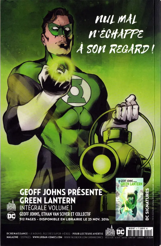 Verso de l'album Justice League Univers #9