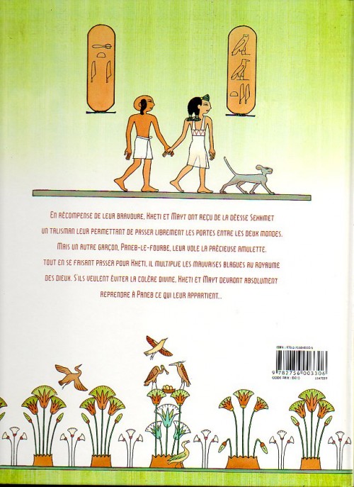 Verso de l'album Kheti, fils du Nil Tome 2 Le roi des grenouilles