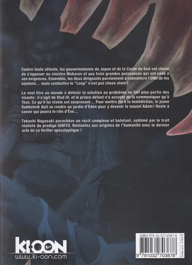 Verso de l'album King of Eden 06