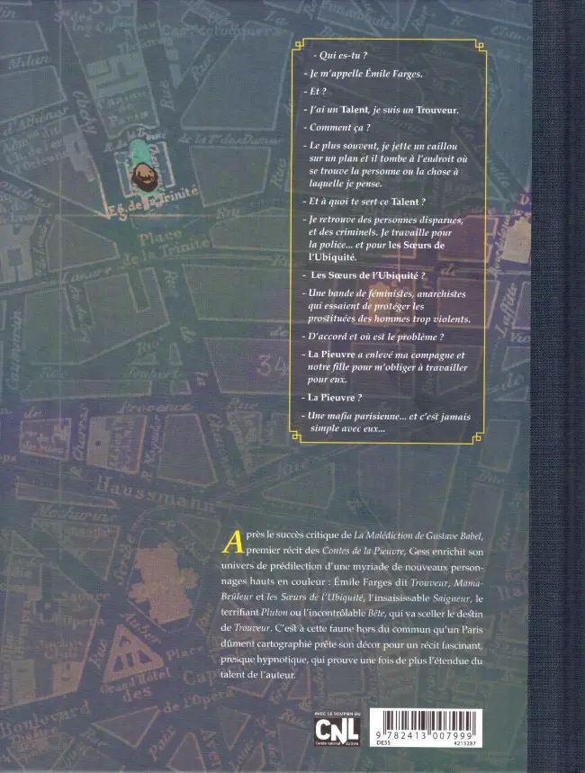 Verso de l'album Les contes de la Pieuvre 2 Un destin de Trouveur