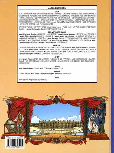 Verso de l'album Loïs Tome 1 Le Roi-Soleil