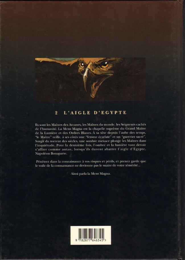 Verso de l'album Mens Magna Tome 2 L'aigle d'Égypte