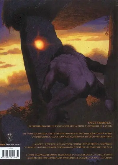 Verso de l'album Millénaire Tome 2 Le squelette des anges