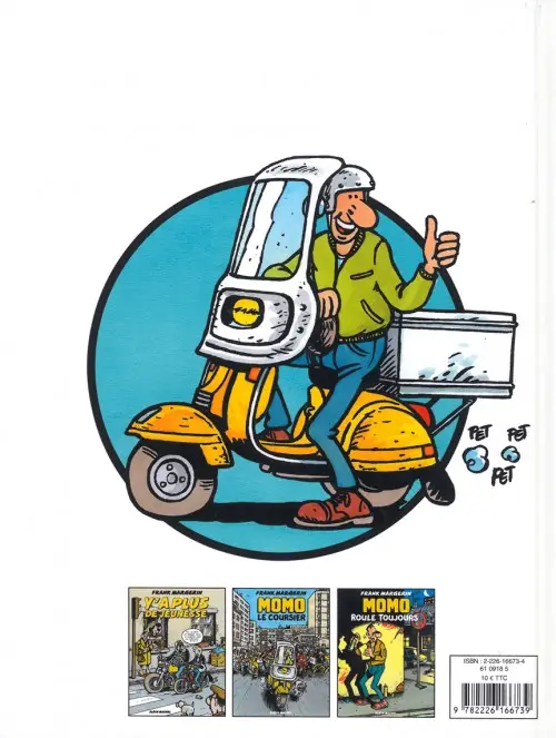 Verso de l'album Momo le coursier Tome 3 Le grand saut