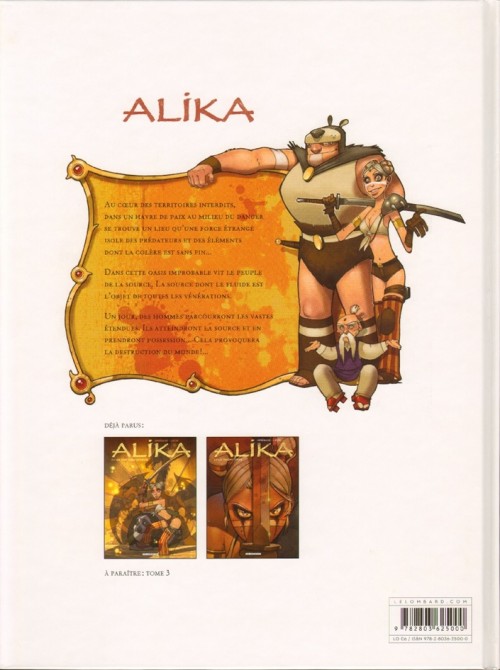 Verso de l'album Alika Tome 2 La thaumaturge