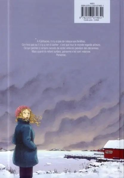Verso de l'album La Princesse des glaces