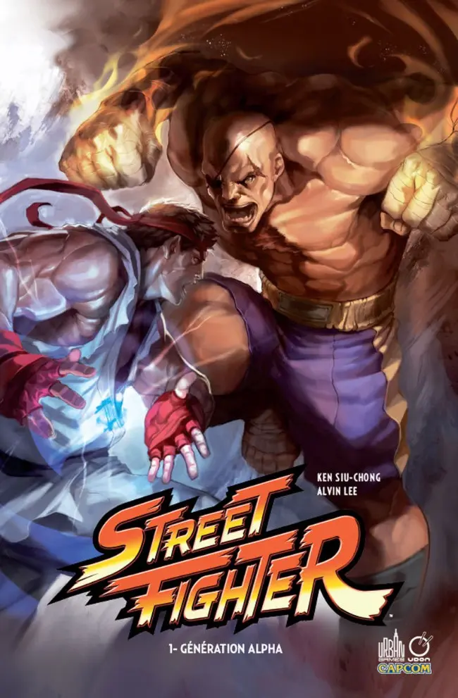 Couverture de l'album Street Fighter Tome 1 Génération alpha