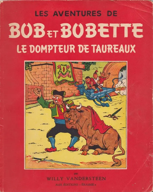 Couverture de l'album Bob et Bobette Tome 4 Le dompteur de taureaux