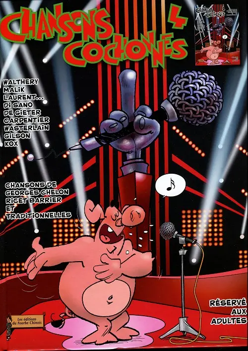 Couverture de l'album Chansons cochonnes Tome 4 Chansons paillardes