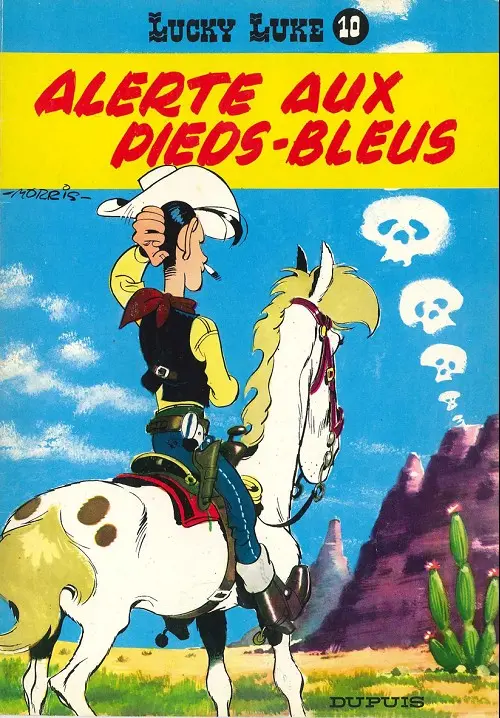Couverture de l'album Lucky Luke Tome 10 Alerte aux Pieds-Bleus