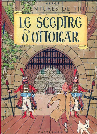 Couverture de l'album Tintin Tome 8 Le sceptre d'Ottokar