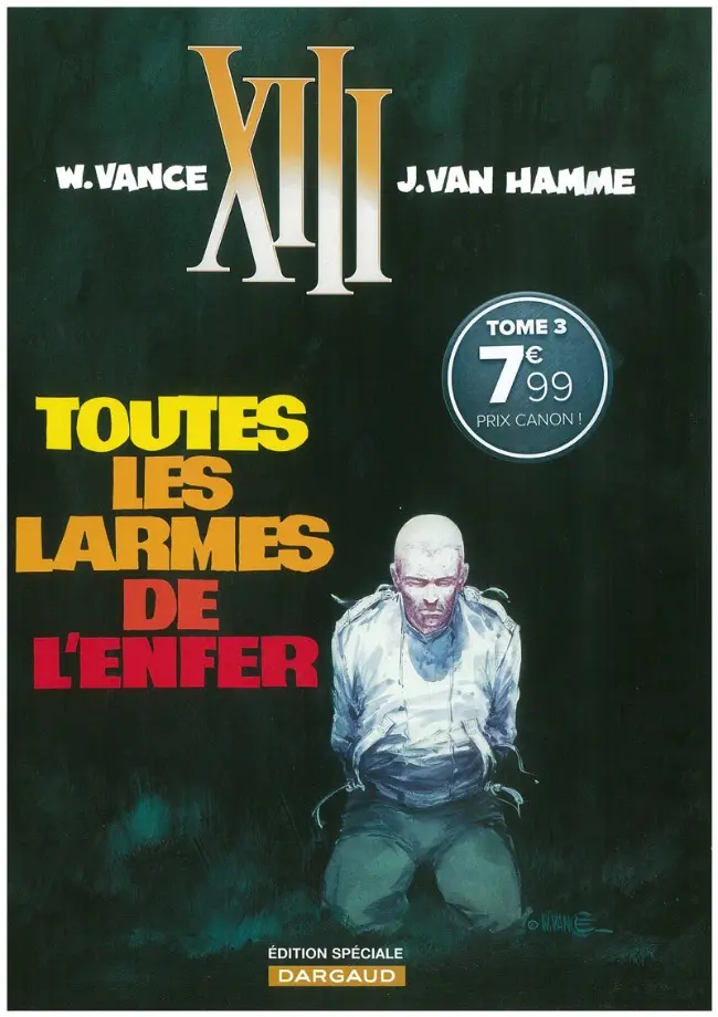 Couverture de l'album XIII Tome 3 Toutes les larmes de l'enfer