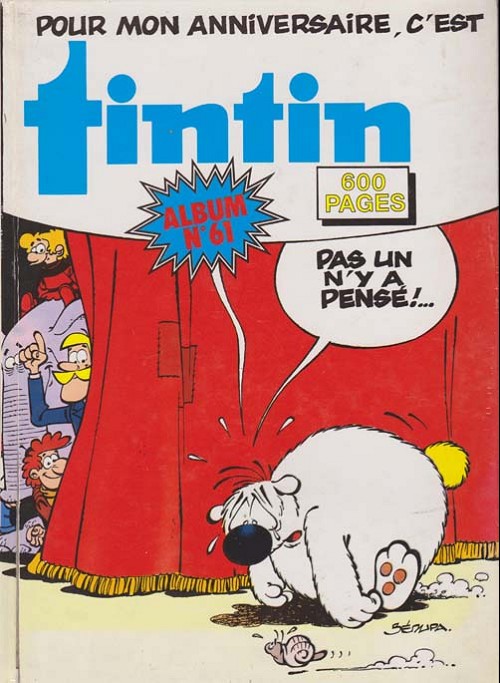 Couverture de l'album Tintin N° 61