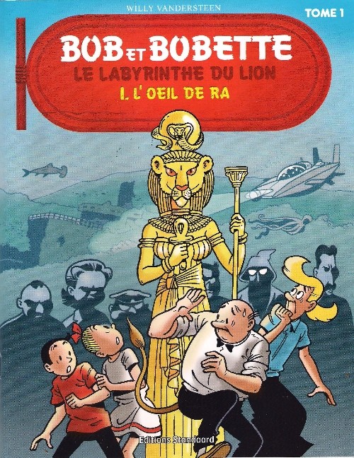 Couverture de l'album Bob et Bobette (Publicitaire) Le labyrinthe du lion - L'œil de Ra
