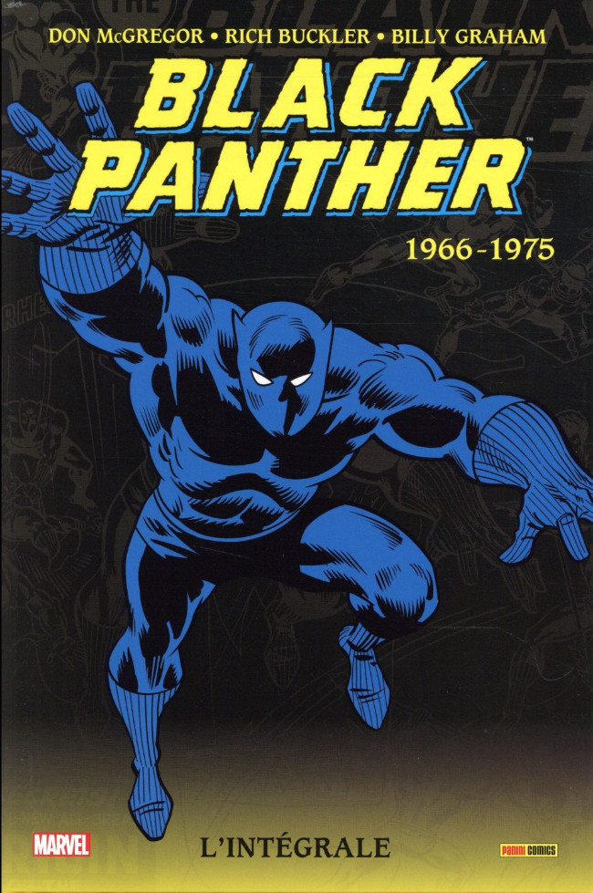 Couverture de l'album Black Panther L'intégrale Tome 1 1966-1975