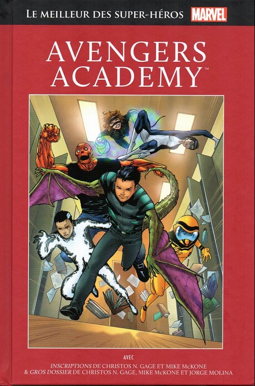 Couverture de l'album Le meilleur des Super-Héros Marvel Tome 68 Avengers academy