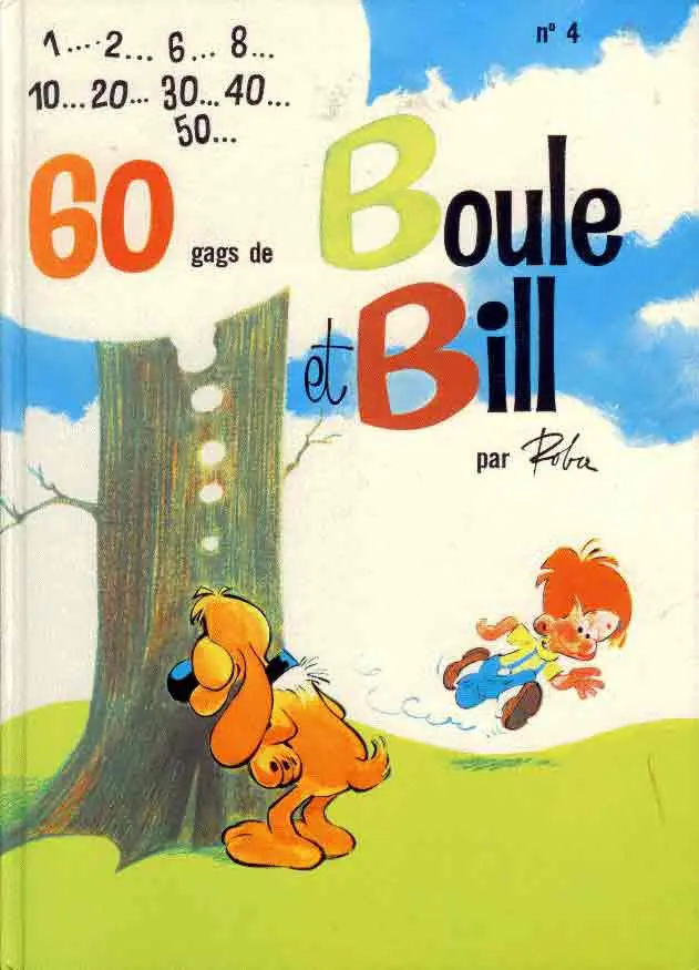Couverture de l'album Boule & Bill Tome 4 60 gags de Boule et Bill
