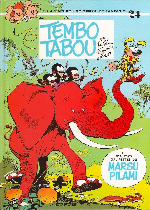 Couverture de l'album Spirou et Fantasio Tome 24 Tembo Tabou