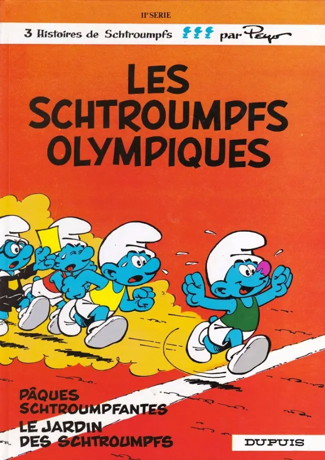 Couverture de l'album Les Schtroumpfs Tome 11 Les schtroumpfs olympiques