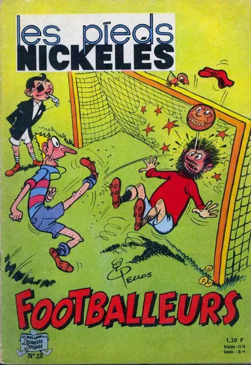Couverture de l'album Les Pieds Nickelés Tome 28 Les Pieds Nickelés footballeurs