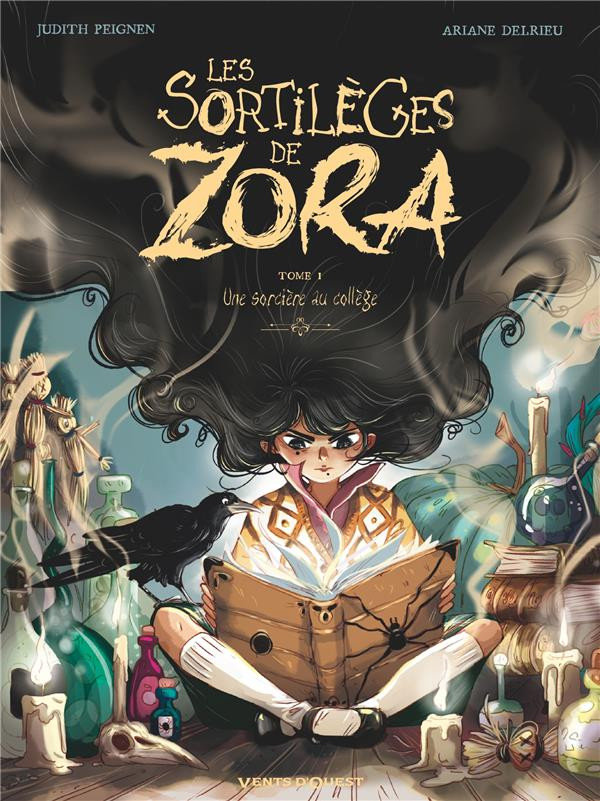 Couverture de l'album Les sortilèges de Zora Tome 1 Une sorcière au collège