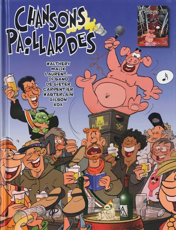 Couverture de l'album Chansons cochonnes Tome 4 Chansons paillardes