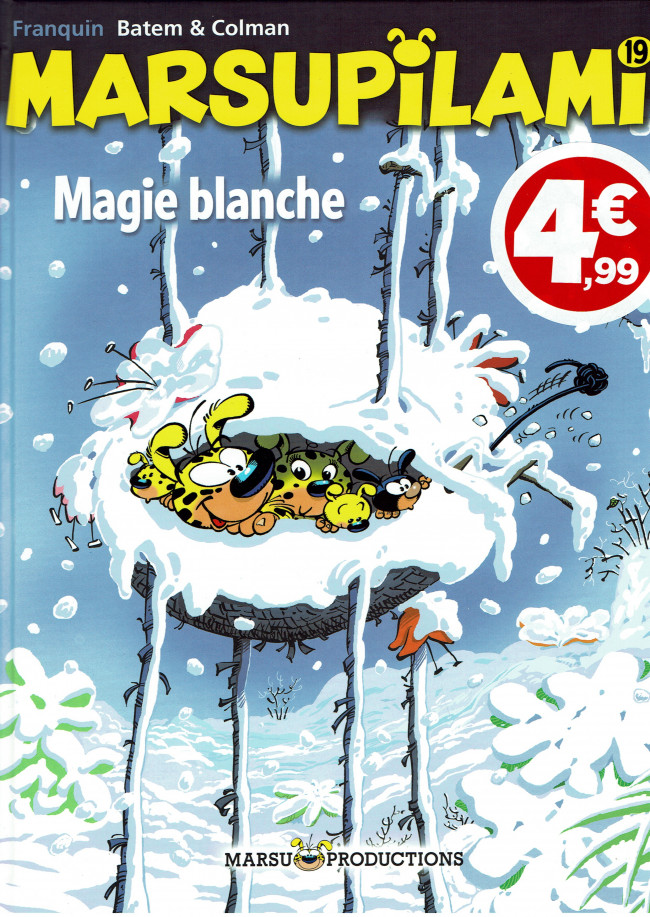 Couverture de l'album Marsupilami Tome 19 Magie Blanche