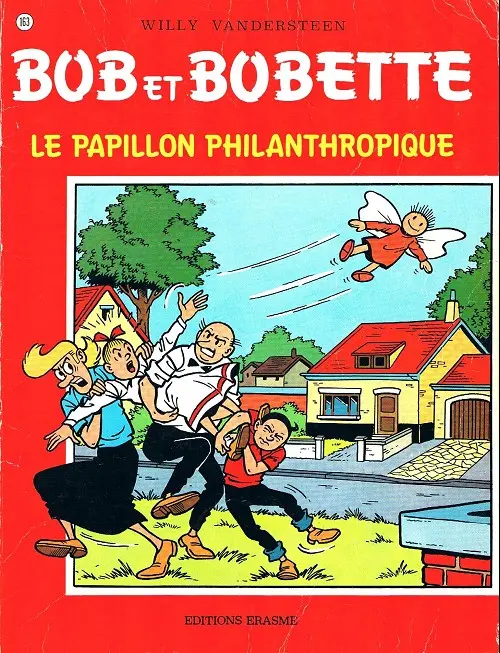 Couverture de l'album Bob et Bobette Tome 163 Le papillon philanthropique