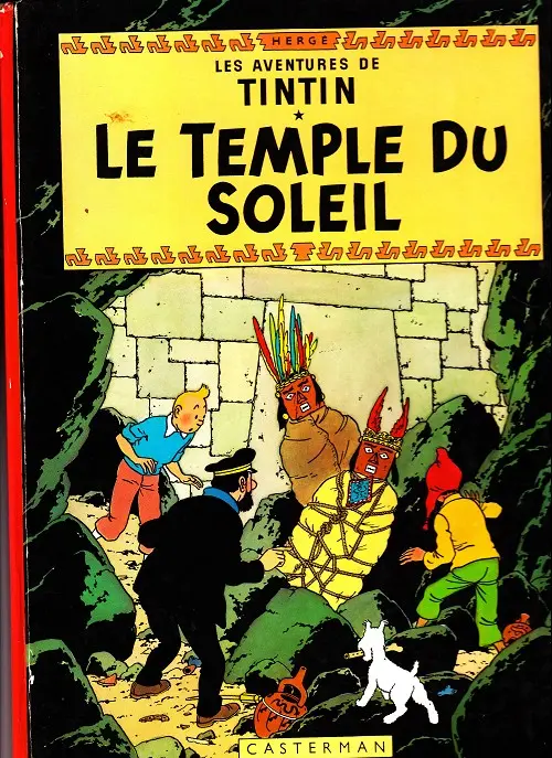 Couverture de l'album Tintin Tome 14 Le temple du soleil