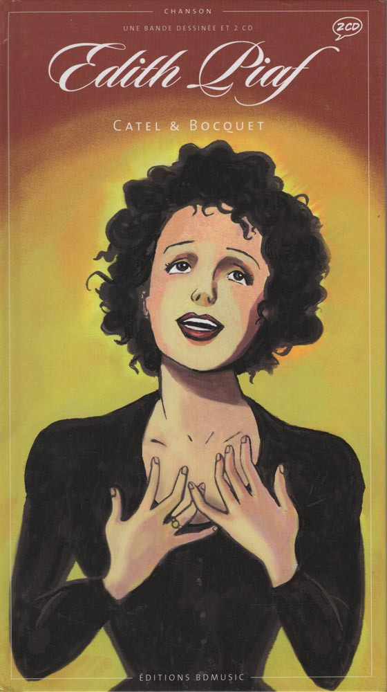 Couverture de l'album BD Chanson Edith Piaf