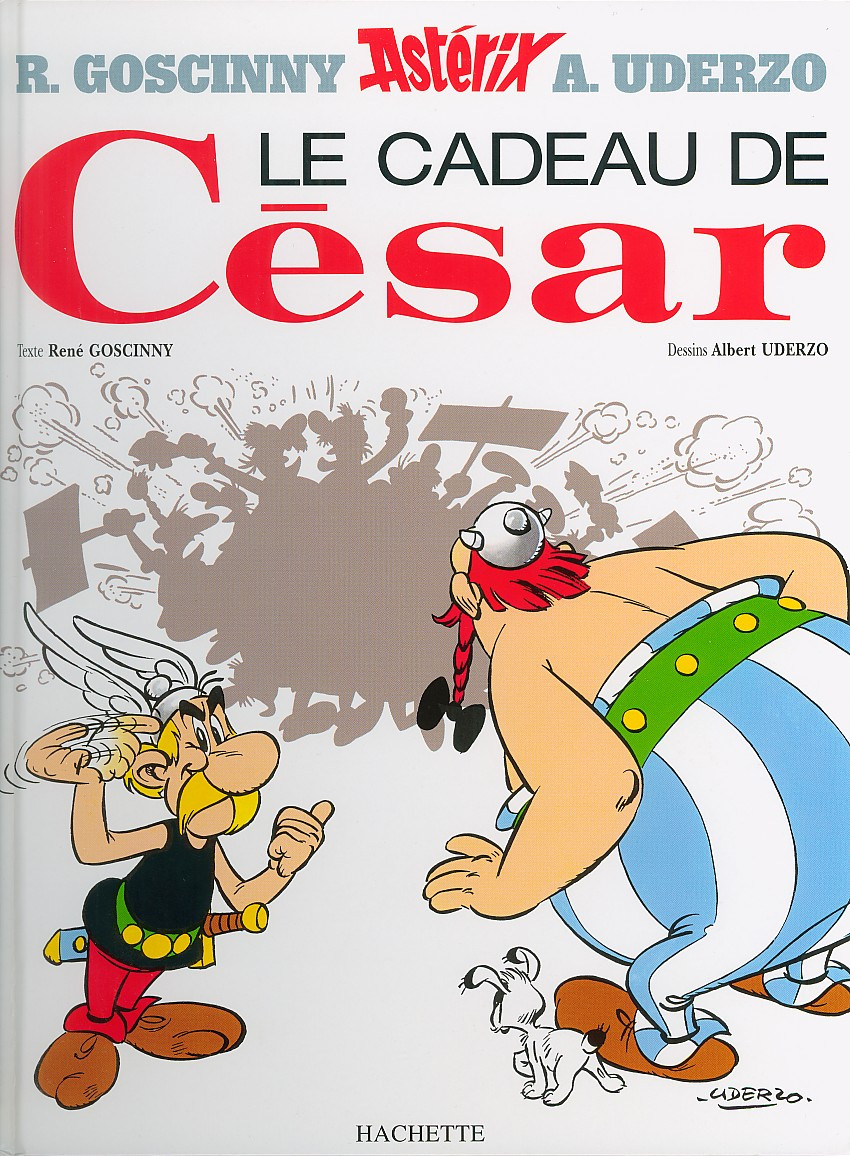 Couverture de l'album Astérix Tome 21 Le cadeau de César