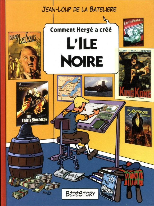 Couverture de l'album Comment Hergé a créé... Tome 6 L'île noire