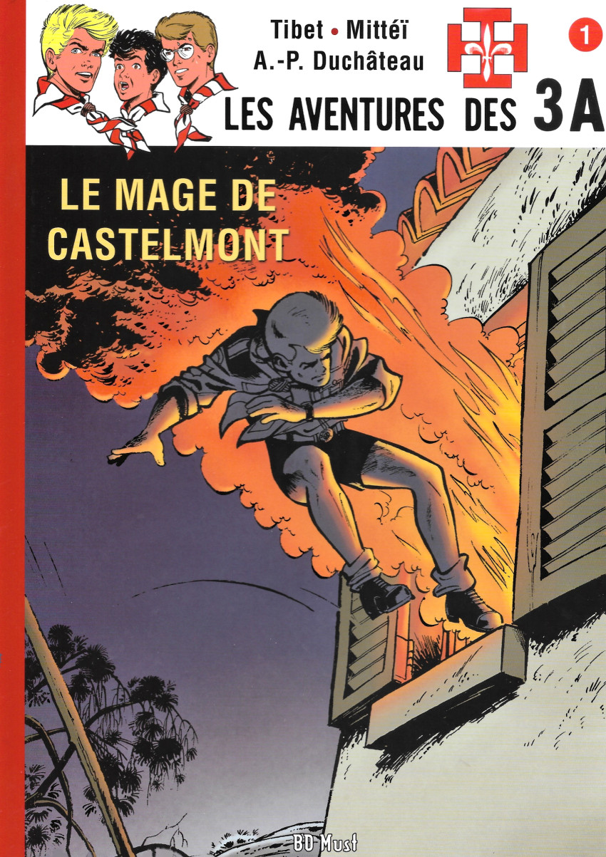 Couverture de l'album Les aventures des 3 A Tome 6 Le mage de Castelmont