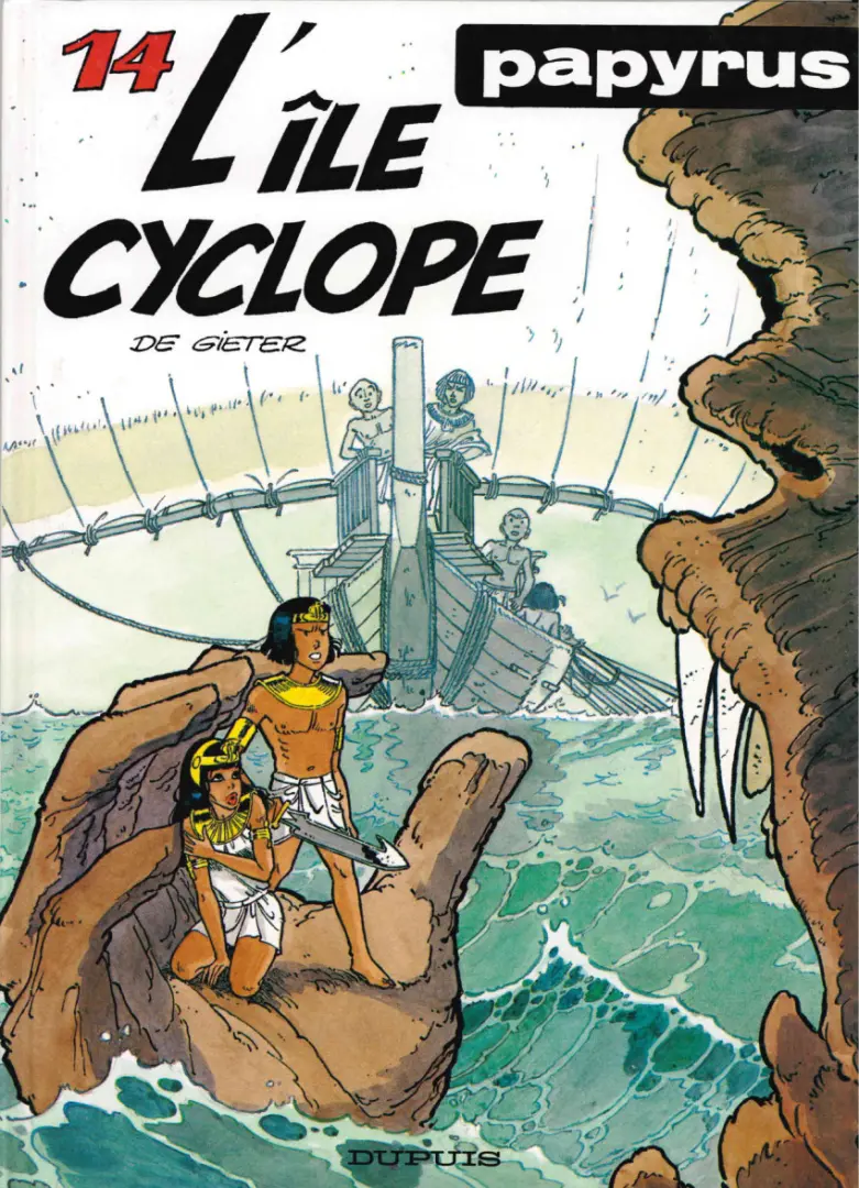Couverture de l'album Papyrus Tome 14 L'île cyclope