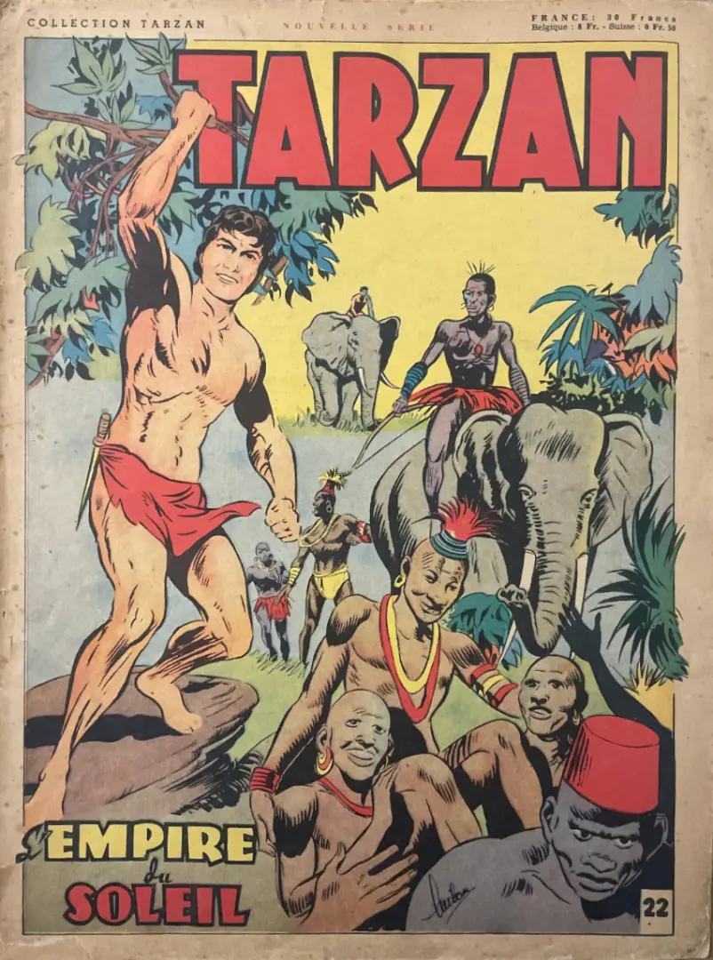 Couverture de l'album Tarzan (collection Tarzan) 22 L'empire du soleil