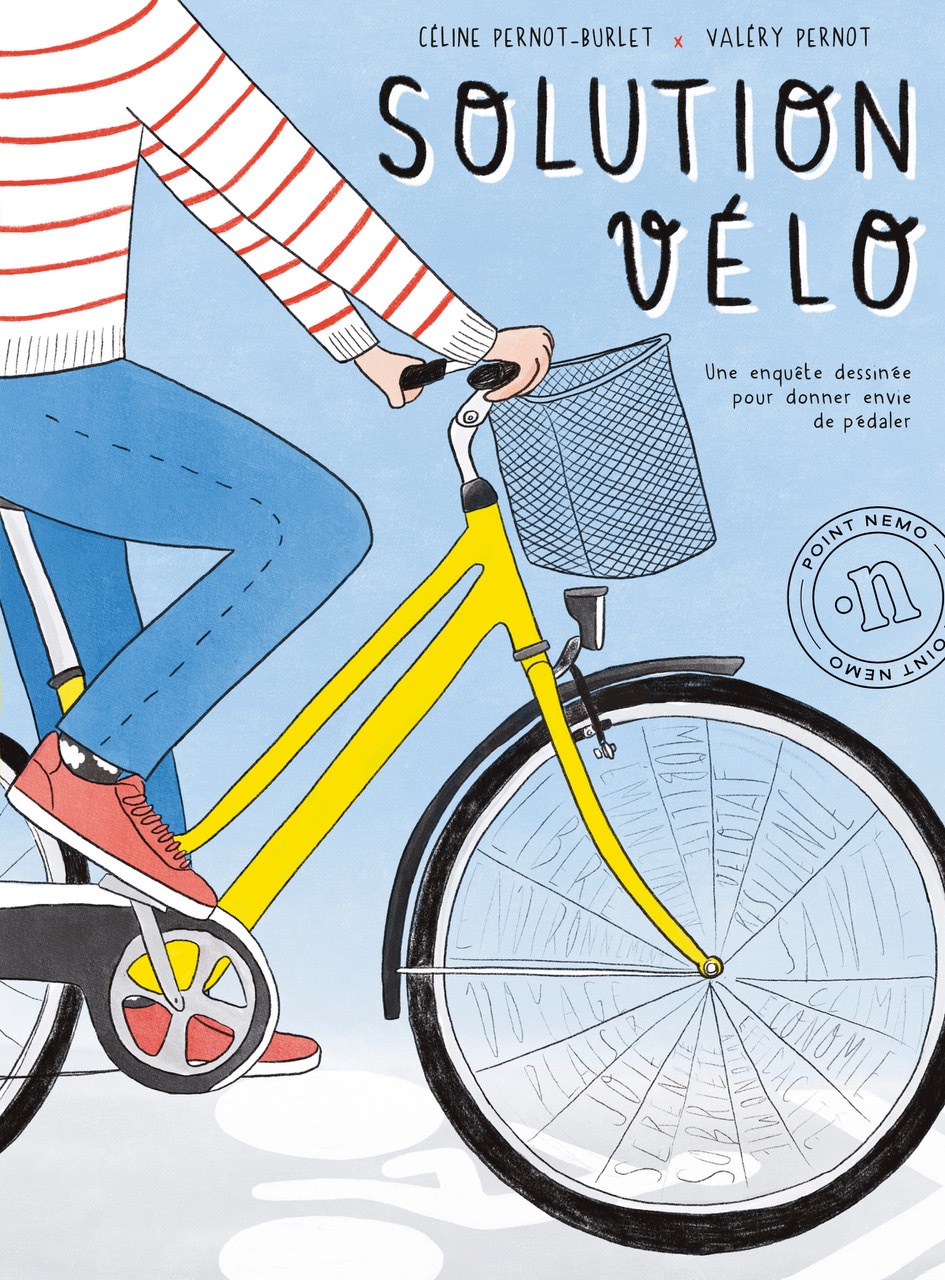 Couverture de l'album Solution vélo Une enquête dessinée pour donner envie de pédaler