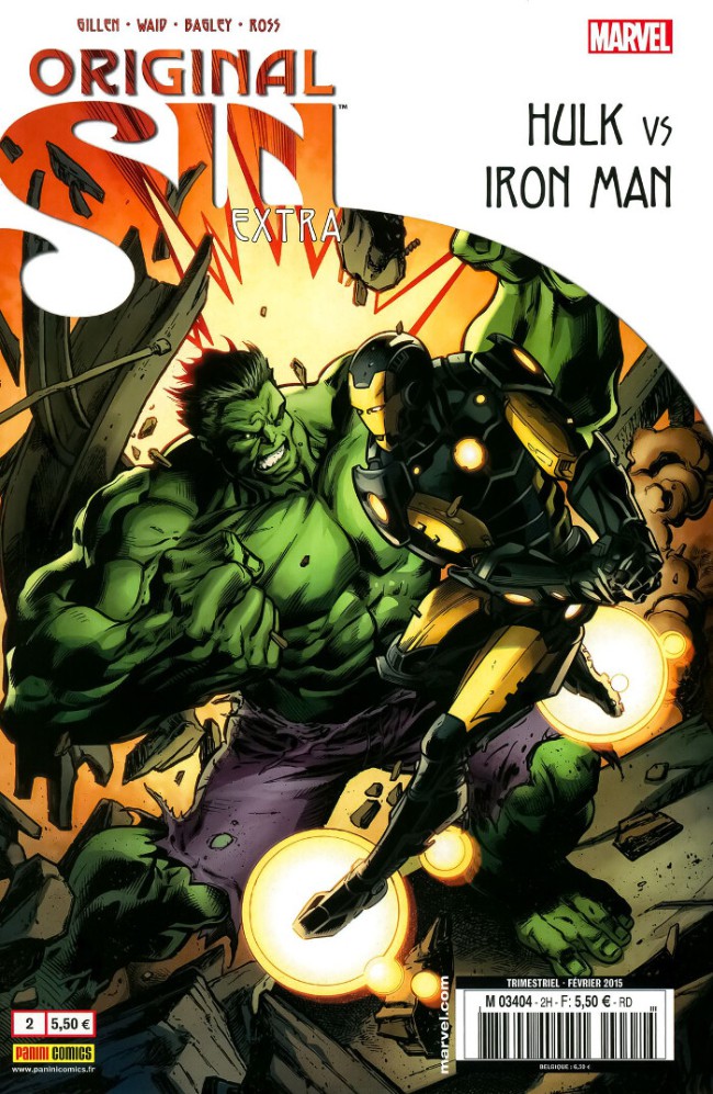 Couverture de l'album Original Sin Extra Tome 2 Hulk vs Iron Man