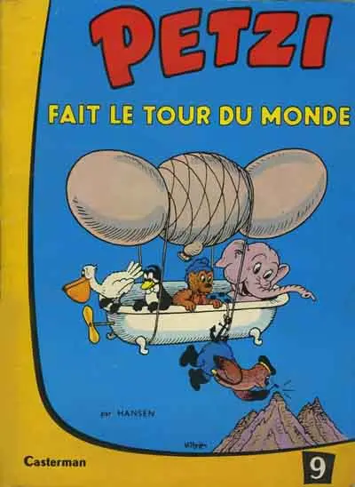 Couverture de l'album Petzi Tome 9 Petzi fait le tour du monde
